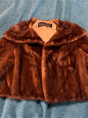 Sellers & Company Brown Mink Fur Jacket